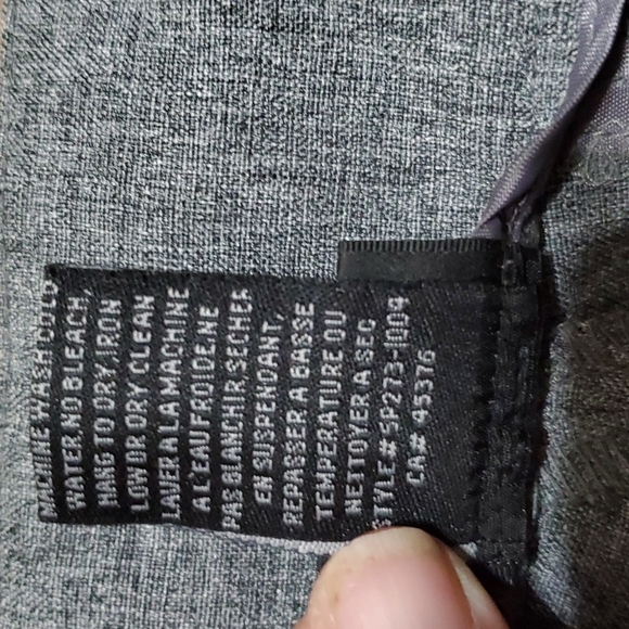 Suzy new with tags straight leg grey trouser pants - Picture 7 of 11